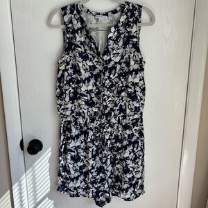 Katherine Barclay Navy and White Floral Dress
